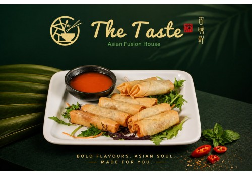Mini Spring roll (8pcs) (Vegetarian)